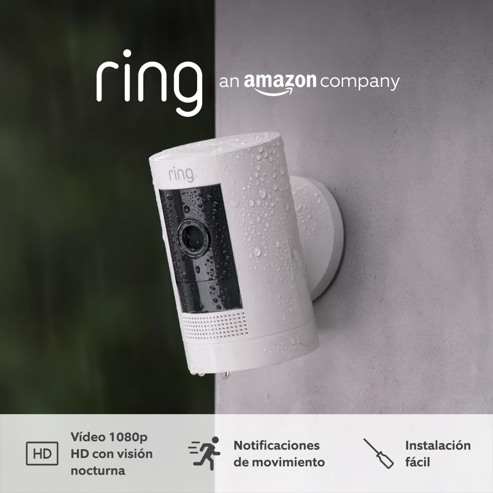 Ring Cámara exterior con batería