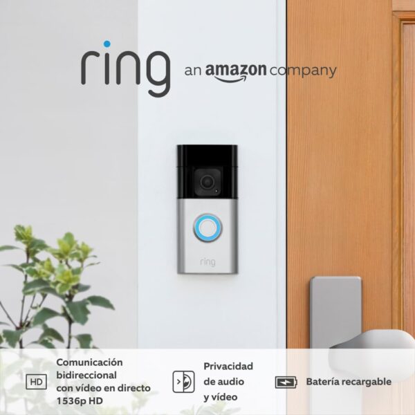 Ring Videotimbre Plus con batería