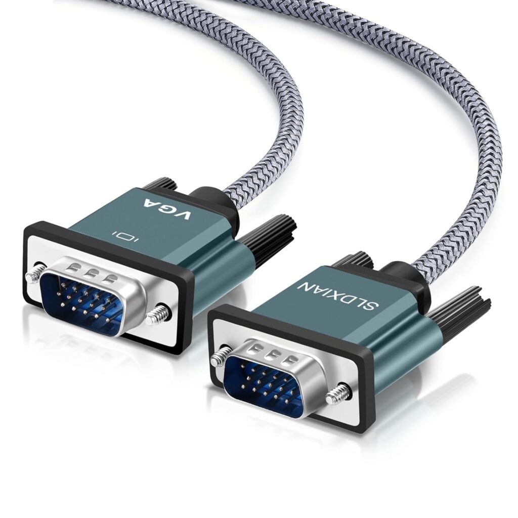 SLDXIAN Cable VGA a VGA, 15 Pin