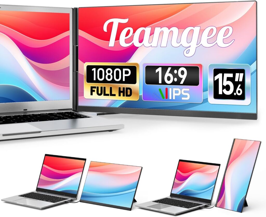 Teamgee Monitor Portátil de 15.6",