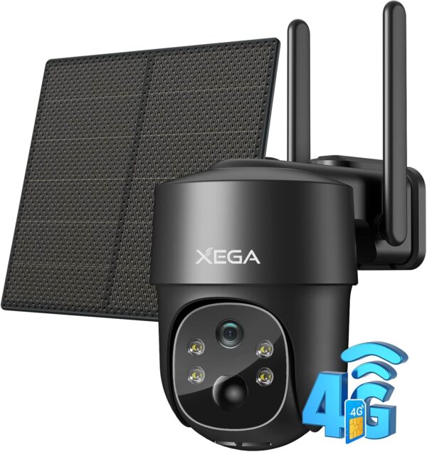 Xega 4G LTE Cámara Vigilancia