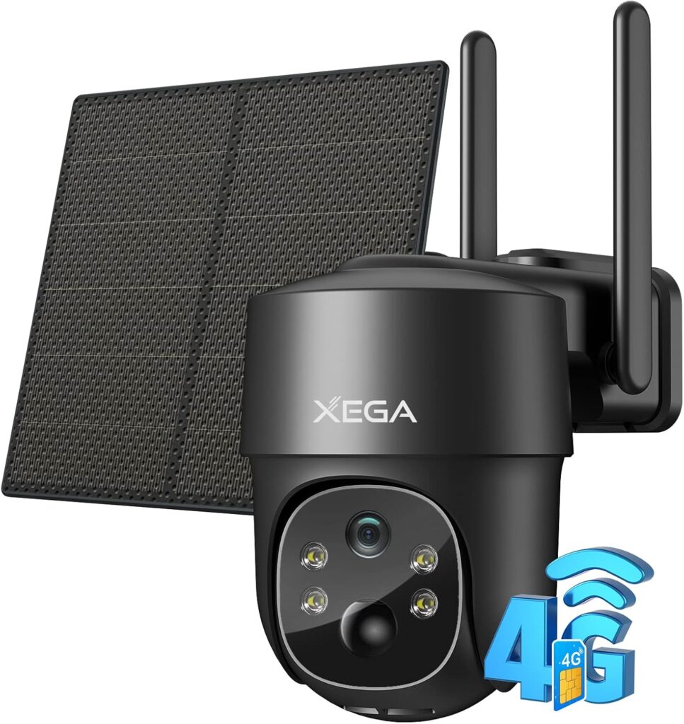 Xega 4G LTE Cámara Vigilancia