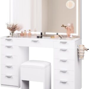YITAHOME Tocador con iluminación