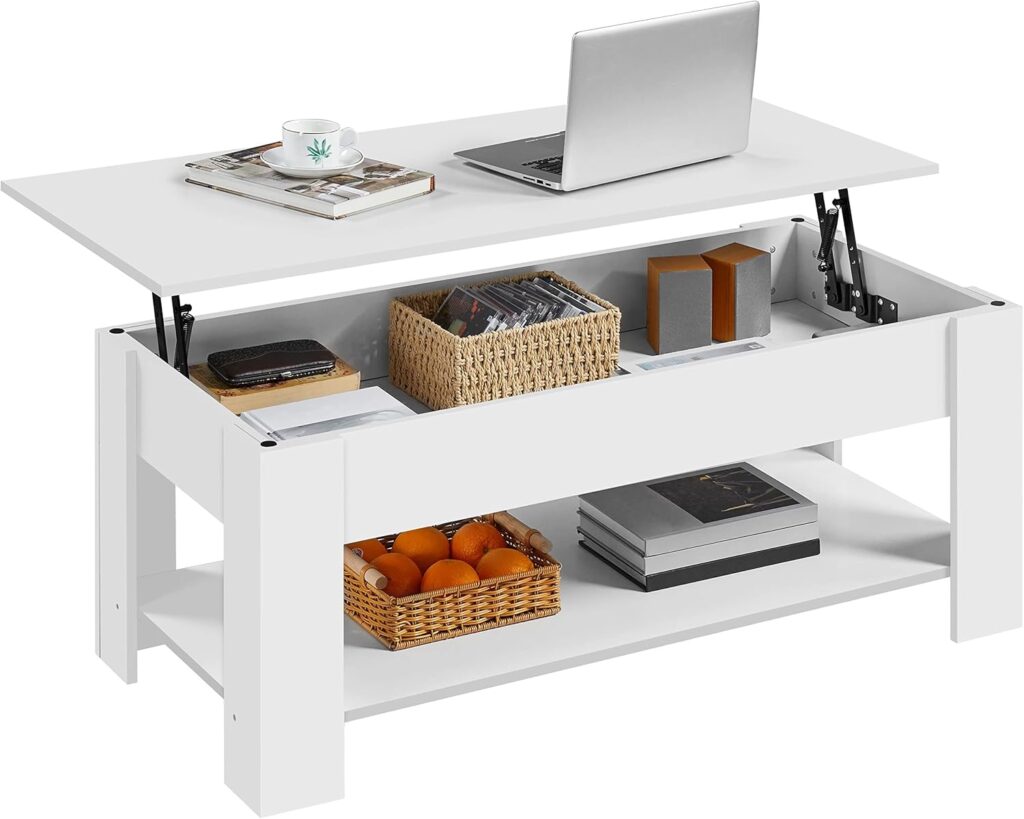 Yaheetech Mesa Centro Elevable con