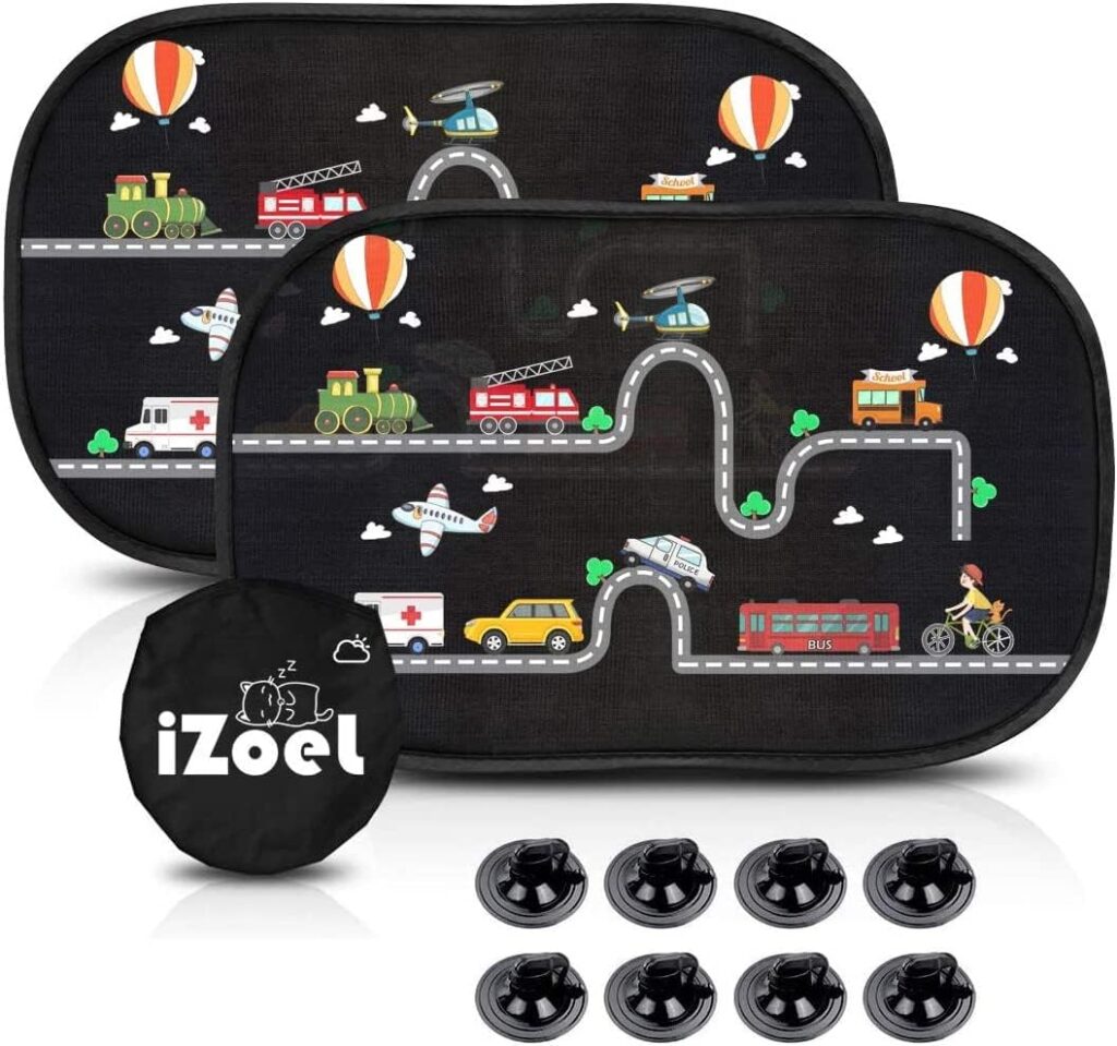 iZoeL Sombrilla para Coche Bebé con