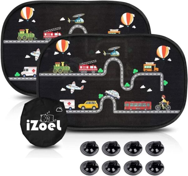 iZoeL Sombrilla para Coche Bebé con