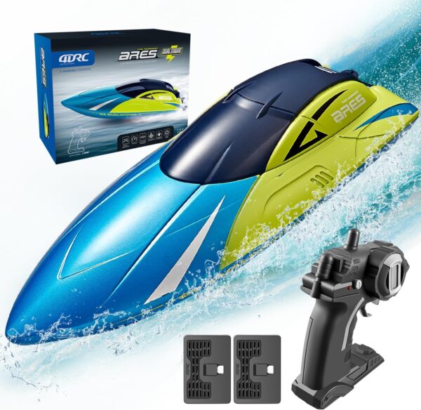 4DRC Barco RC con luz LED, más de