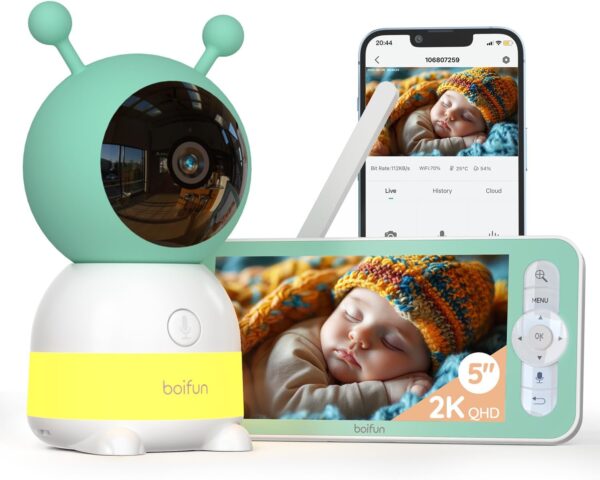 BOIFUN 2K Camara Vigilancia Bebe,