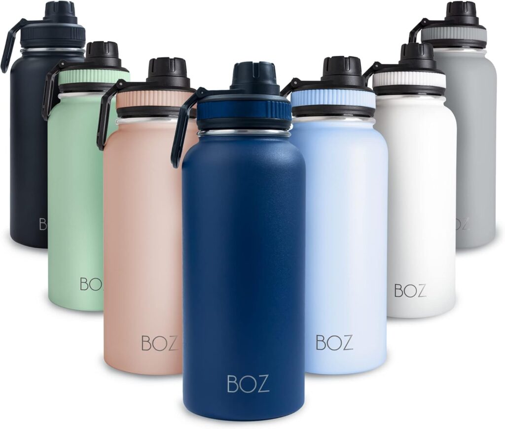 BOZ Botella Agua Acero Inoxidable de 1l