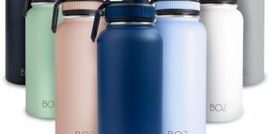 BOZ Botella Agua Acero Inoxidable de 1l