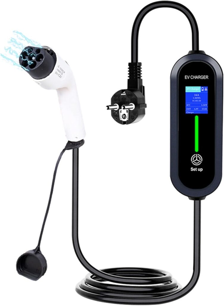 Cargador de coche eléctrico, cable
