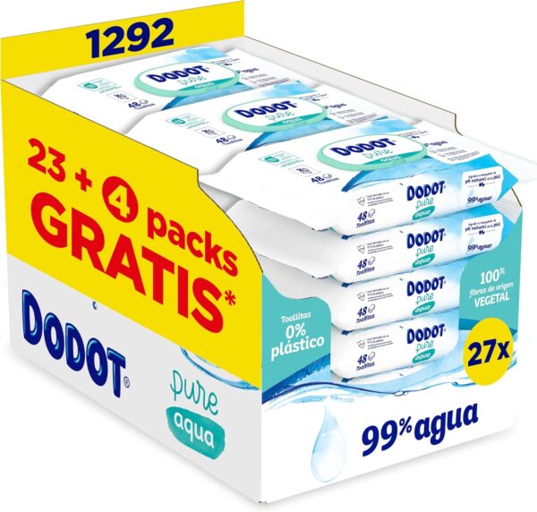 Dodot Toallitas Aqua Pure para