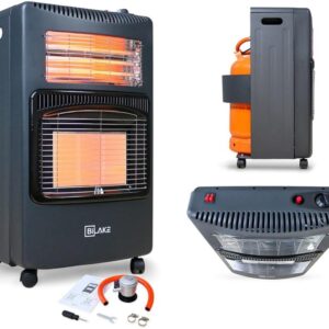 Estufa de gas butano y eléctrica |