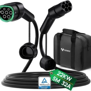 GONEO Cable de Carga Tipo 2 22kW 5M