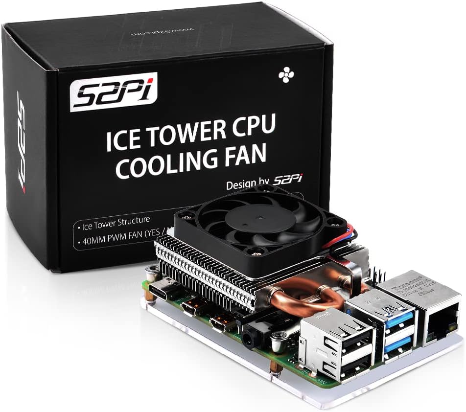 GeeekPi Raspberry Pi Cooling Fan,