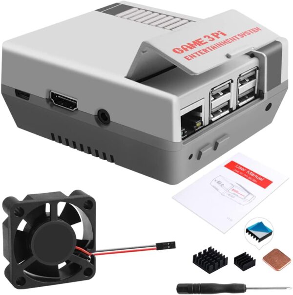 GeeekPi Retro Gaming Nes3Pi Funda