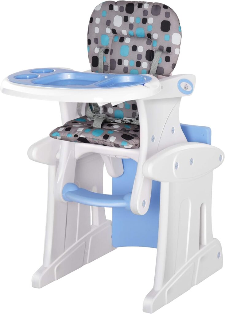 HOMCOM Trona para Bebés 2 en 1 para