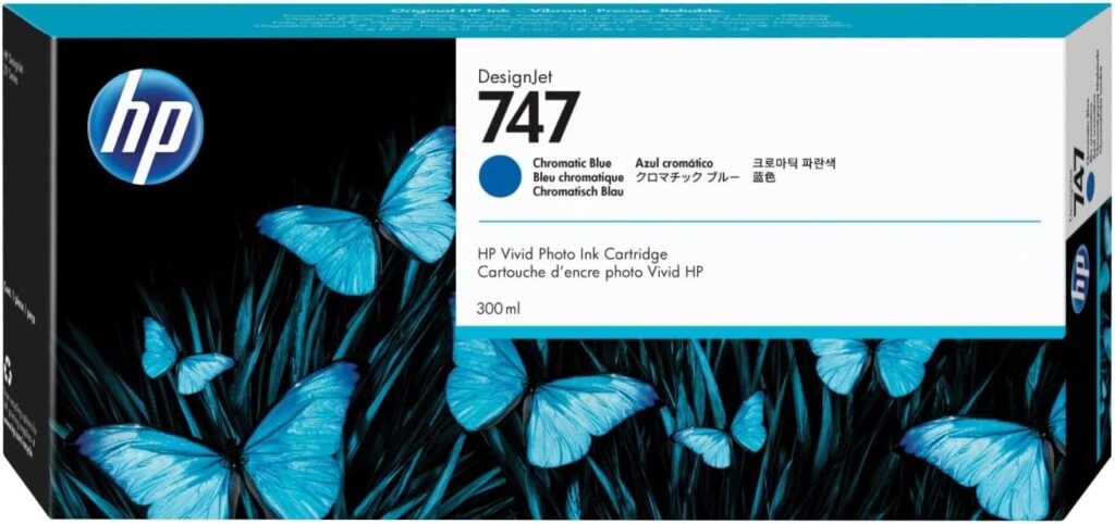 HP 747 P2V85A Azul Cromático,