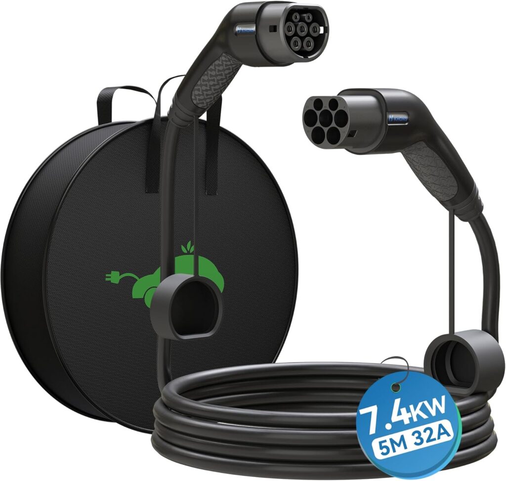 HiEVcar EV Cable de Carga Tipo 2,