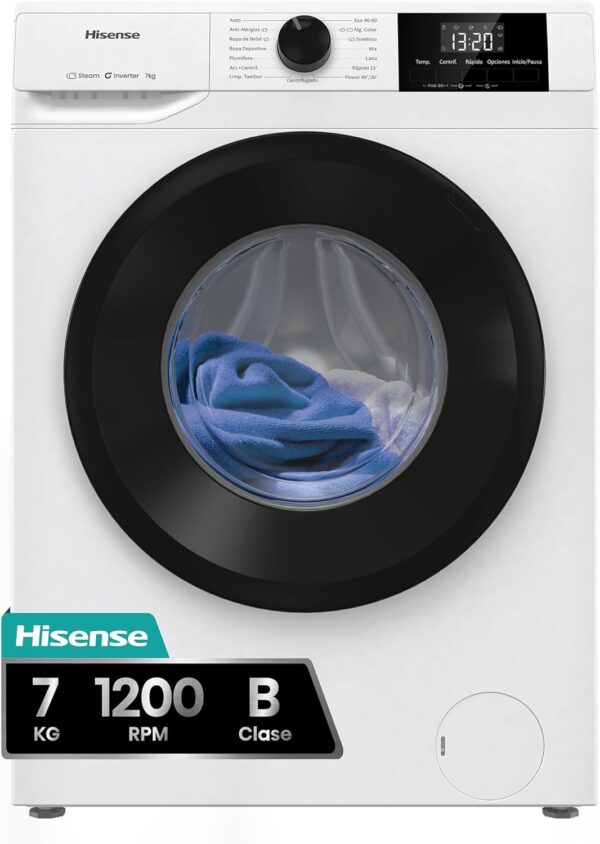 Hisense WF1G7021BW - Lavadora,