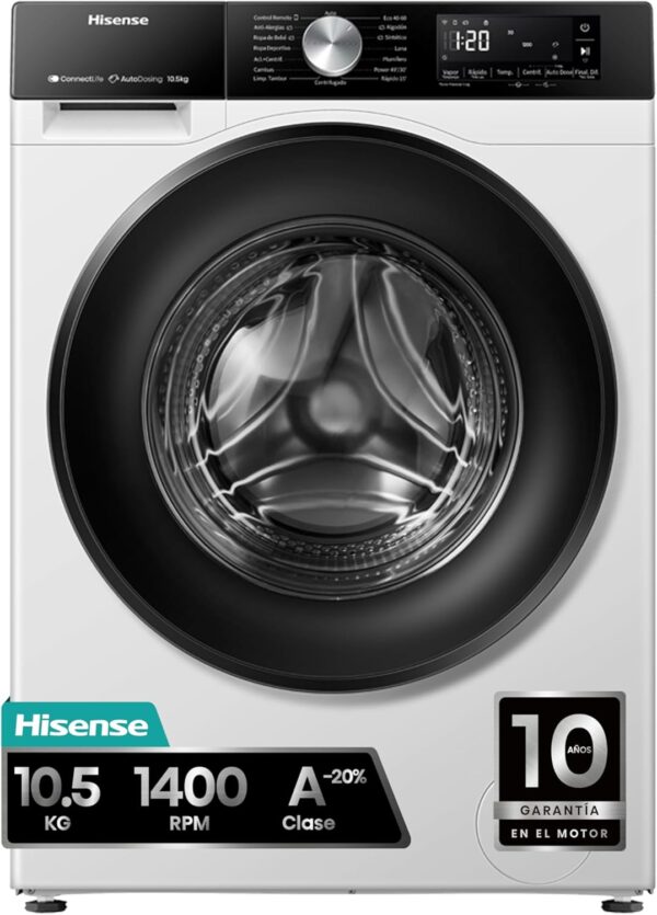 Hisense WF3S1045BW3 - Lavadora,