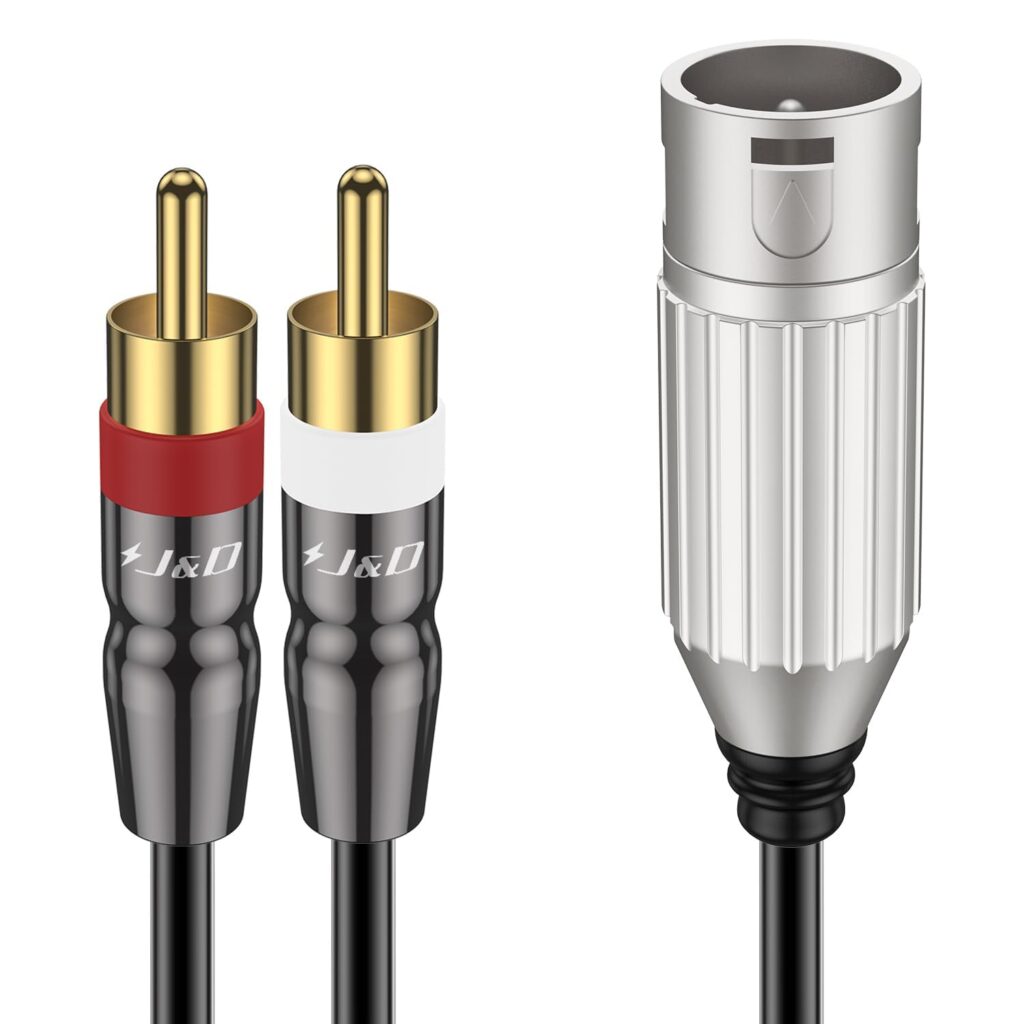 J&D Cable Divisor RCA a XLR,