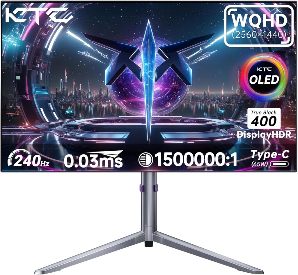 KTC Monitor OLED 27 Pulgadas WQHD
