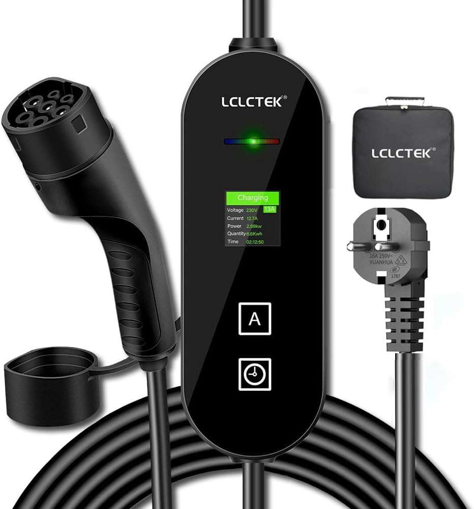 LCLCTEK® Cargador Coche Eléctrico