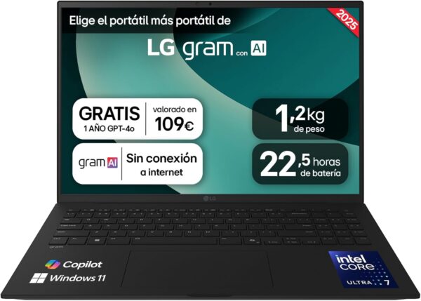 LG Gram16Z90T-G.AA78B Portátil 16
