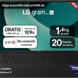 LG gram 17Z90T-G.AD8BB Ordenador