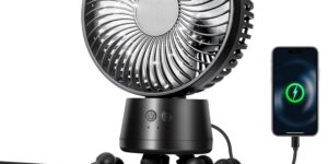 POPERFUN Ventilador Carrito Bebe