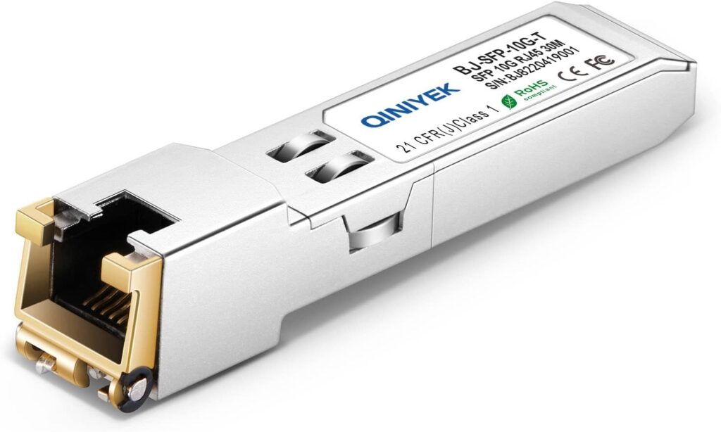 QINIYEK Transceptor 10GBase-T SFP+,