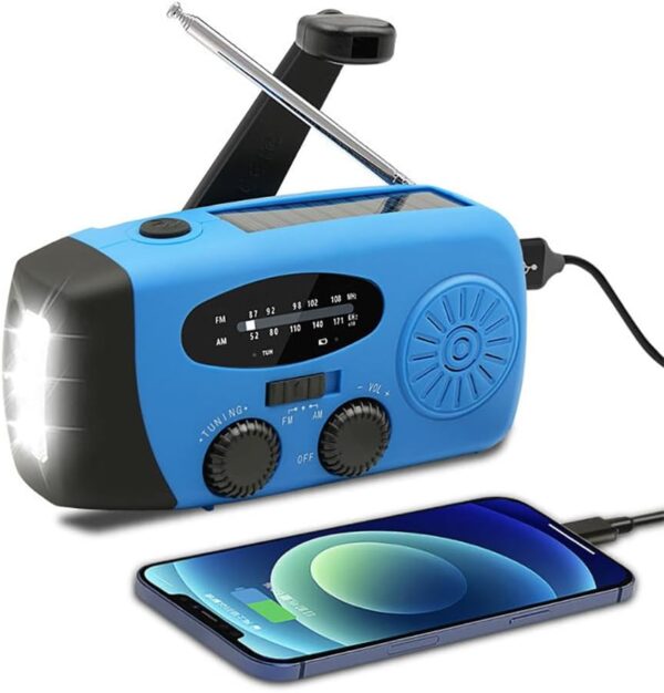 Radio Manivela de Emergencia Portátil