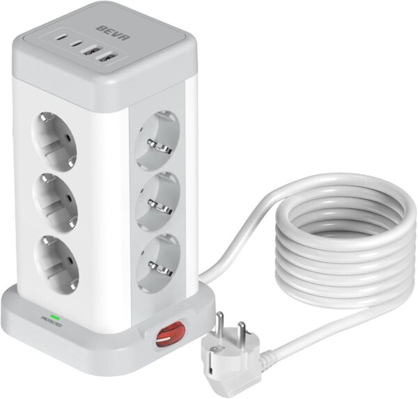 Regleta Enchufe Vertical 3680W,
