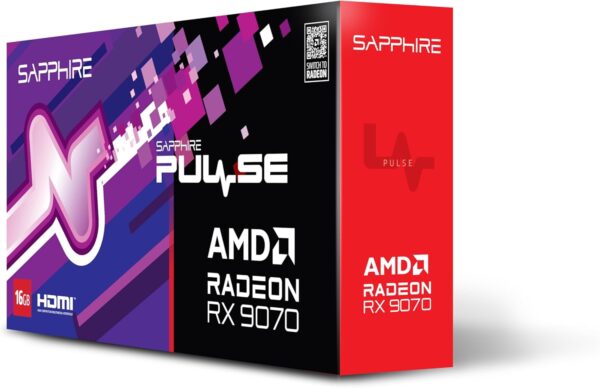 Sapphire Pulse AMD Radeon RX 9070 Sapphire Pulse AMD Radeon RX 9070