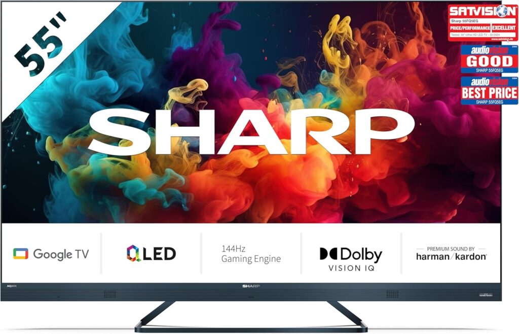 Sharp QLED 144Hz 55FQ5EG - Google
