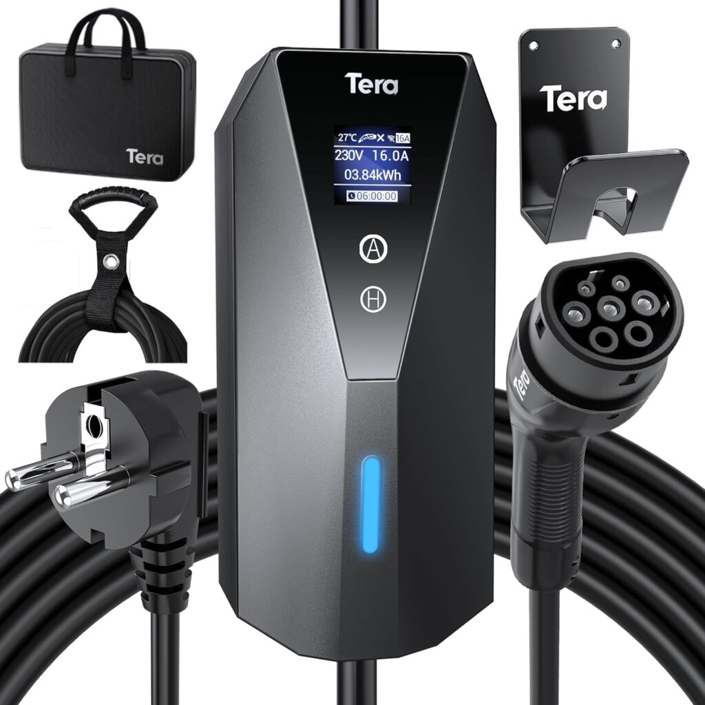 Tera Cargador EV portátil Tipo 2
