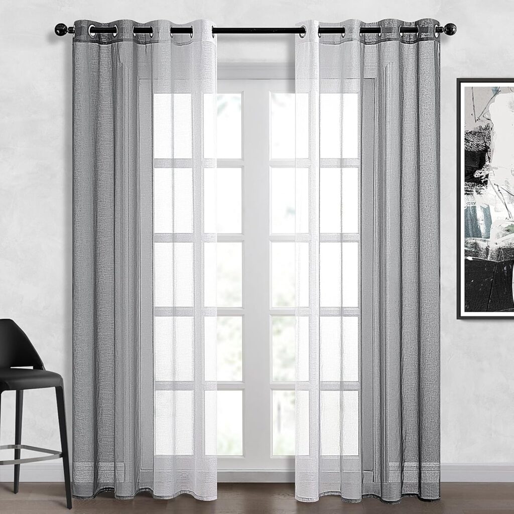 Topfinel Cortinas Salon 2 Piezas
