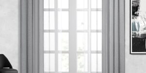 Topfinel Cortinas Salon 2 Piezas