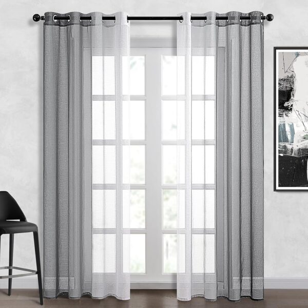 Topfinel Cortinas Salon 2 Piezas