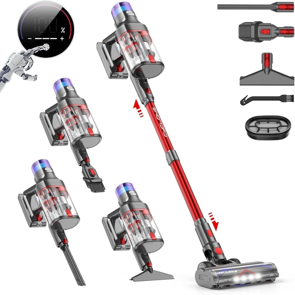 VSTOKY Aspiradora sin Cable V15 Pro