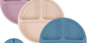 Vicloon Platos para niños，3 PCS