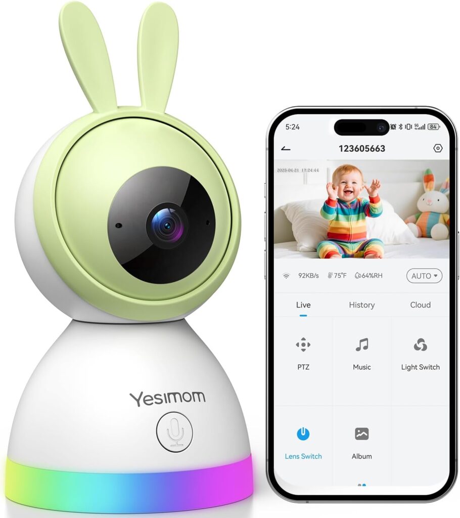 YESIMOM Camara Vigilancia Bebe,