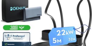 bokman EV Cable de Carga Tipo 2,