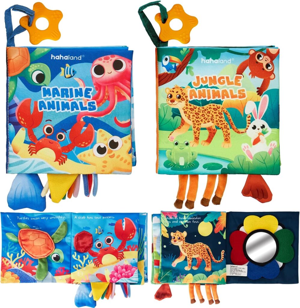 hahaland Libro Bebe 2 Piezas -