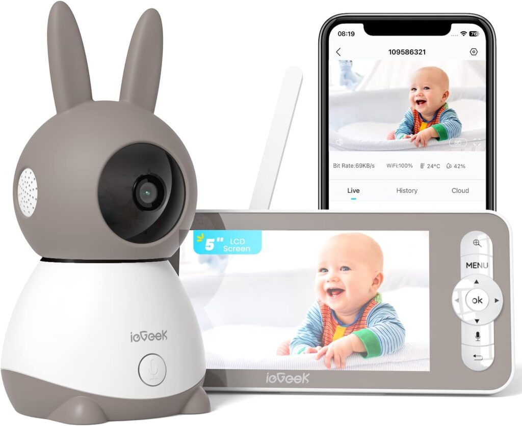 ieGeek 5” 2K/3MP Camara Vigilancia
