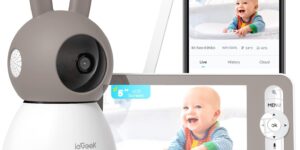 ieGeek 5” 2K/3MP Camara Vigilancia