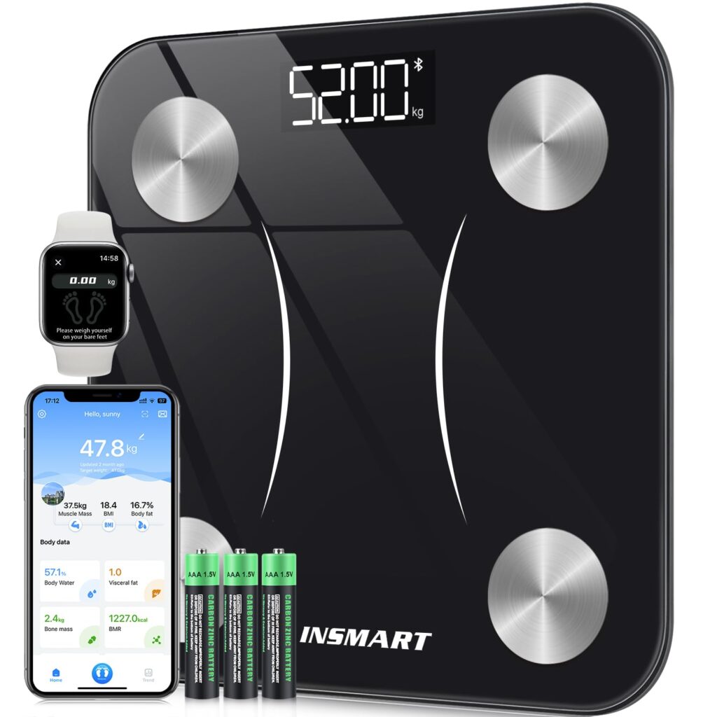 Báscula Grasa Corporal Bluetooth,