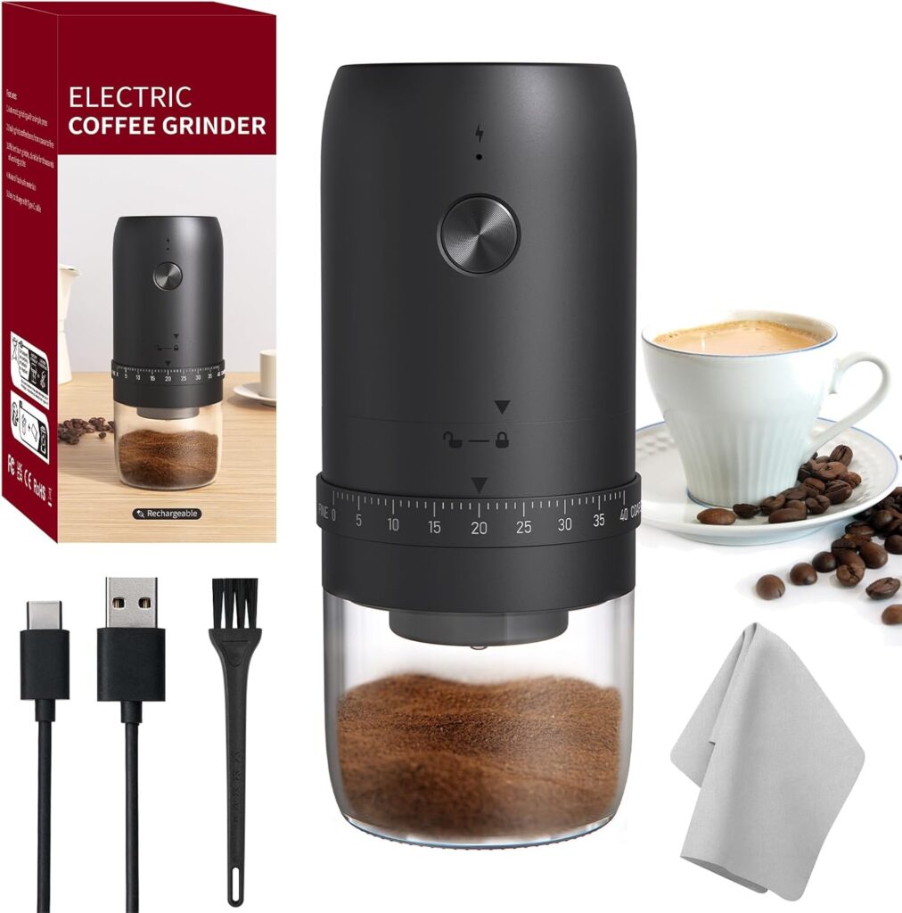 HOTUT Molinillo de café eléctrico,