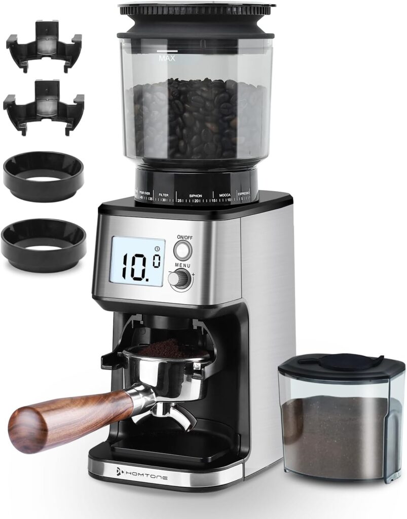 Homtone Molinillo de Café Eléctrico